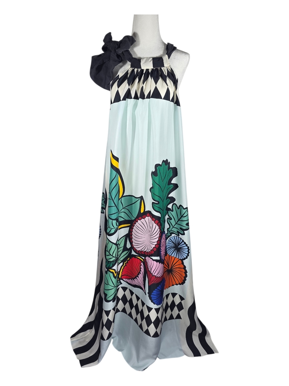 Cynthia Rowley Silk Resort Festival Maxi Dress